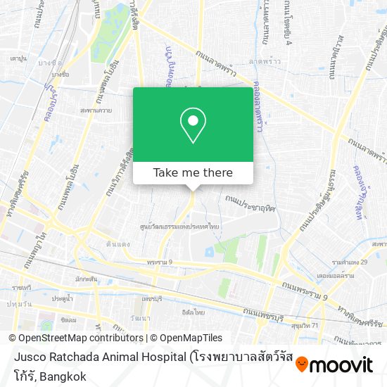 Jusco Ratchada Animal Hospital map