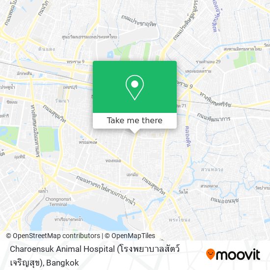 Charoensuk Animal Hospital (โรงพยาบาลสัตว์เจริญสุข) map