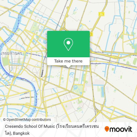 Cresendo School Of Music (โรงเรียนดนตรีเครเซนโด) map