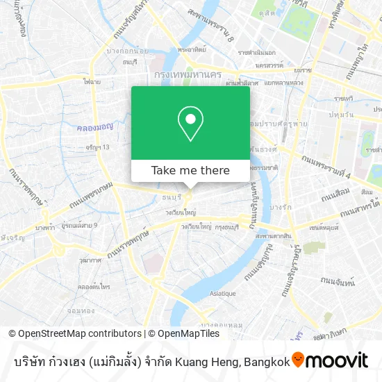 บริษัท ก๋วงเฮง (แม่กิมลั้ง) จำกัด Kuang Heng map