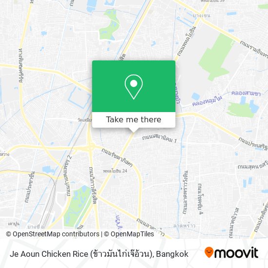 Je Aoun Chicken Rice (ข้าวมันไก่เจ๊อ้วน) map