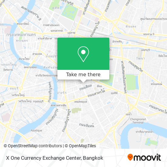 X One Currency Exchange Center map