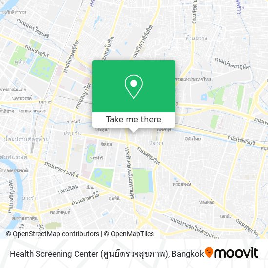 Health Screening Center (ศูนย์ตรวจสุขภาพ) map