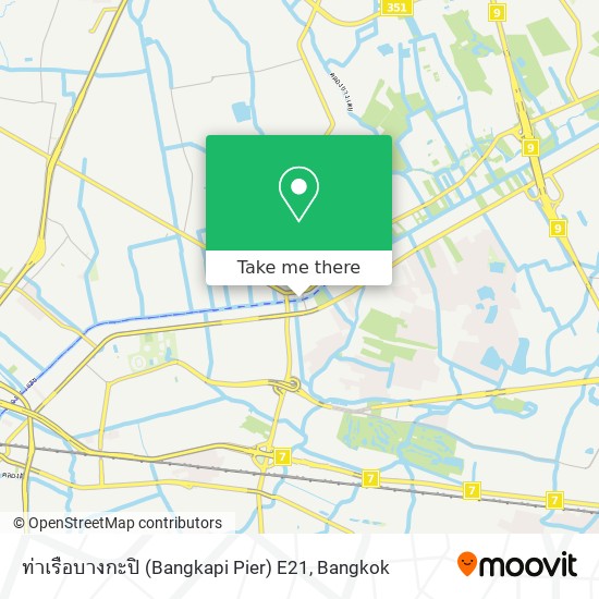 ท่าเรือบางกะปิ (Bangkapi Pier) E21 map