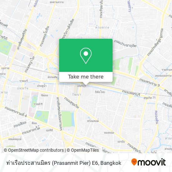 ท่าเรือประสานมิตร (Prasanmit Pier) E6 map