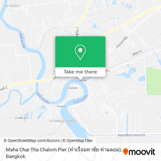 Maha Chai-Tha Chalom Pier (ท่าเรือมหาชัย-ท่าฉลอม) map