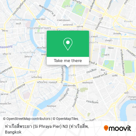 ท่าเรือสี่พระยา (Si Phraya Pier) N3 (ท่าเรือสี่พ map