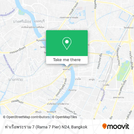 ท่าเรือพระราม 7 (Rama 7 Pier) N24 map