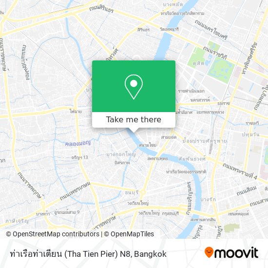 ท่าเรือท่าเตียน (Tha Tien Pier) N8 map