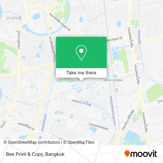 Bee Print & Copy map