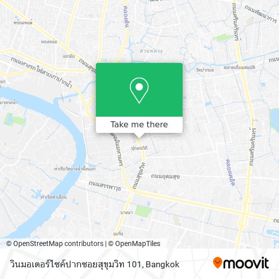 วินมอเตอร์ไซค์ปากซอยสุขุมวิท 101 map