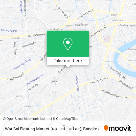 Wat Sai Floating Market (ตลาดน้ำวัดไทร) map