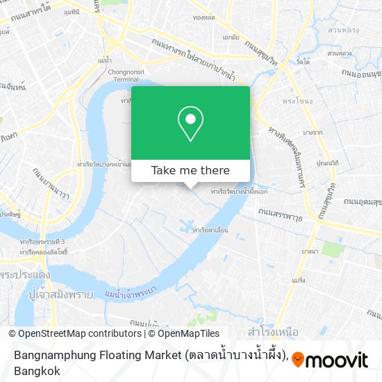 Bangnamphung Floating Market (ตลาดน้ำบางน้ำผึ้ง) map