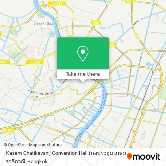 Kasem Chatikavanij Convention Hall map
