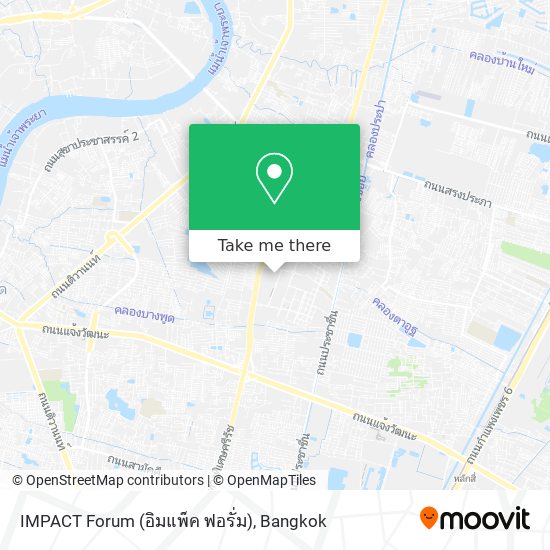 IMPACT Forum (อิมแพ็ค ฟอรั่ม) map