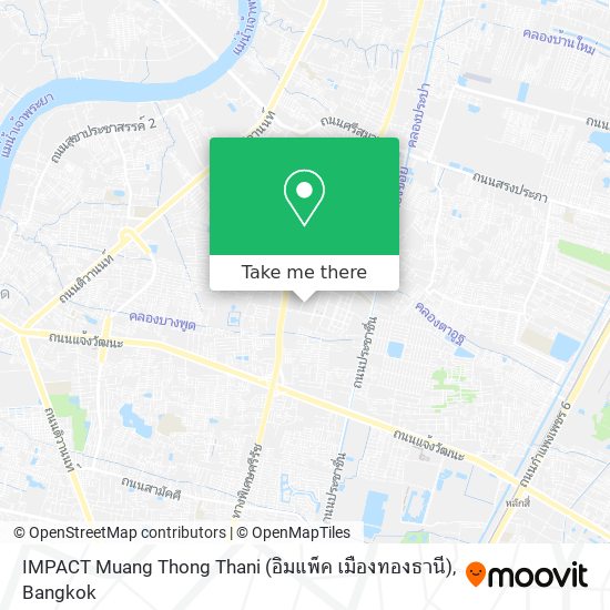 IMPACT Muang Thong Thani (อิมแพ็ค เมืองทองธานี) map