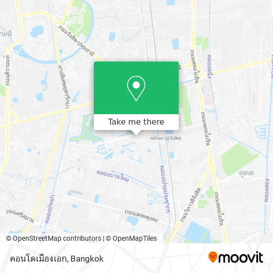 คอนโดเมืองเอก map