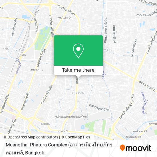 Muangthai-Phatara Complex map