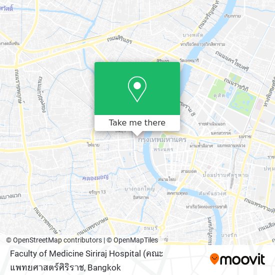 Faculty of Medicine Siriraj Hospital map