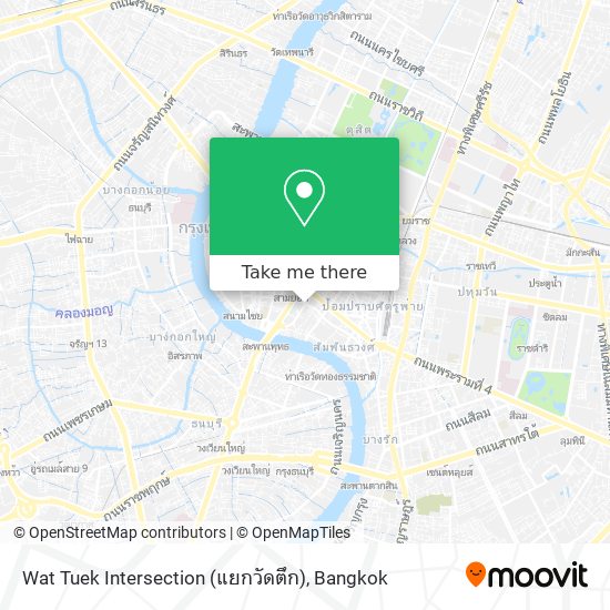 Wat Tuek Intersection (แยกวัดตึก) map