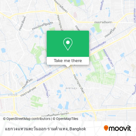 แยกวงแหวนตะวันออก-รามคำแหง map