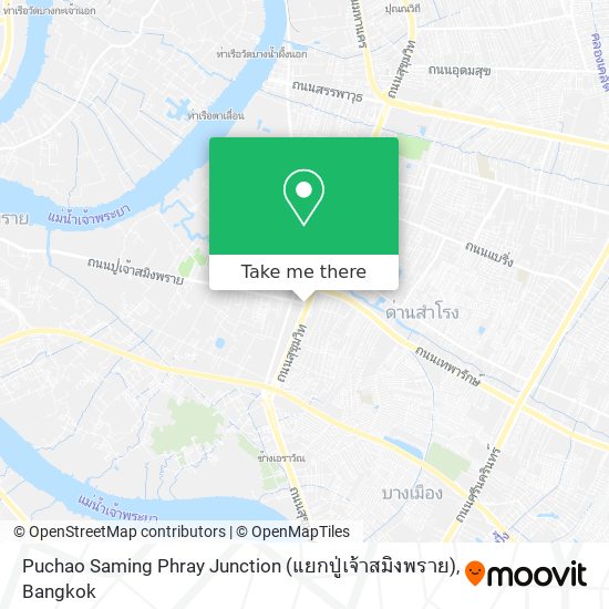 Puchao Saming Phray Junction (แยกปู่เจ้าสมิงพราย) map