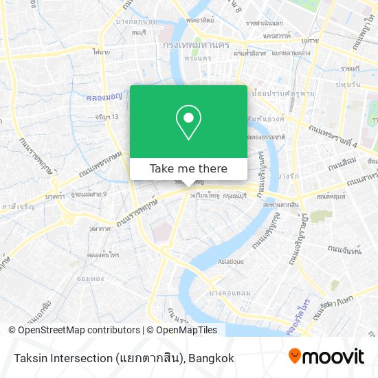 Taksin Intersection (แยกตากสิน) map