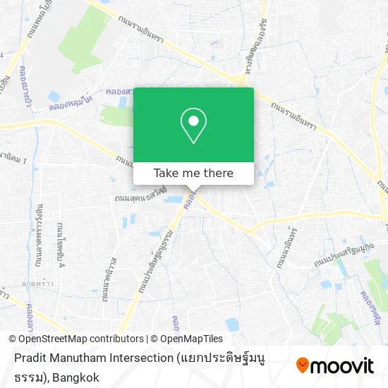 Pradit Manutham Intersection (แยกประดิษฐ์มนูธรรม) map