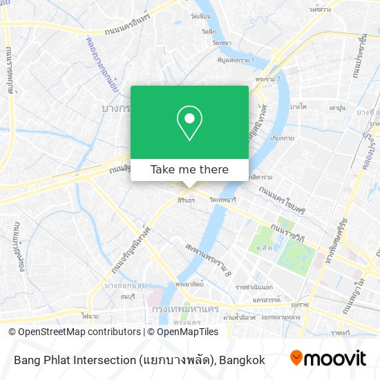 Bang Phlat Intersection (แยกบางพลัด) map