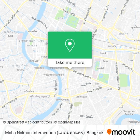 Maha Nakhon Intersection (แยกมหานคร) map