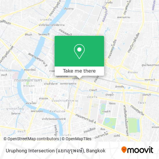 Uruphong Intersection (แยกอุรุพงษ์) map