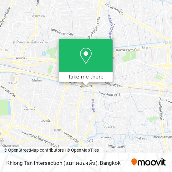 Khlong Tan Intersection (แยกคลองตัน) map