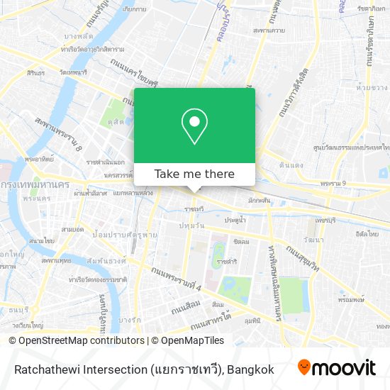Ratchathewi Intersection (แยกราชเทวี) map
