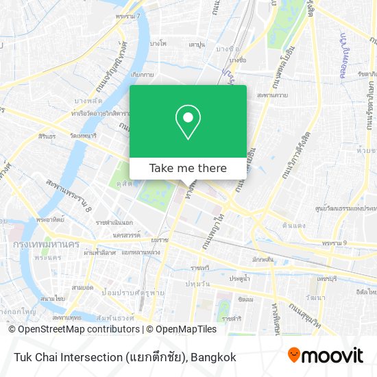 Tuk Chai Intersection (แยกตึกชัย) map