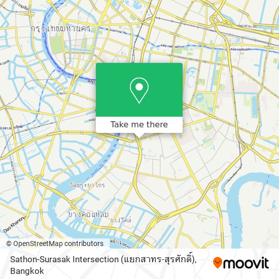 Sathon-Surasak Intersection (แยกสาทร-สุรศักดิ์) map