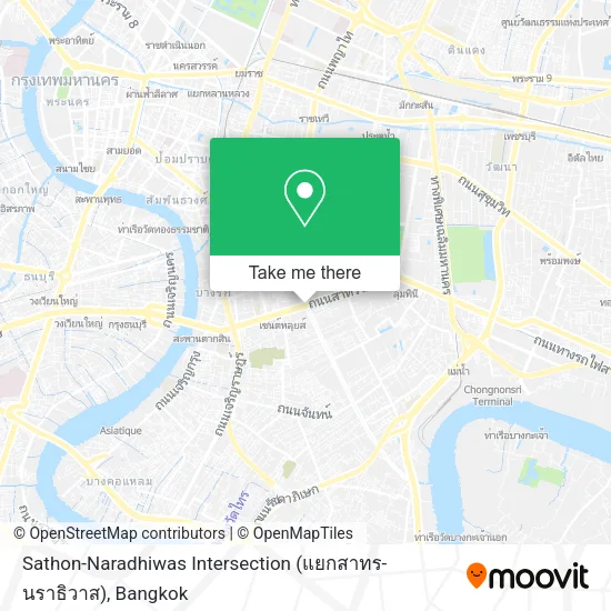 Sathon-Naradhiwas Intersection (แยกสาทร-นราธิวาส) map