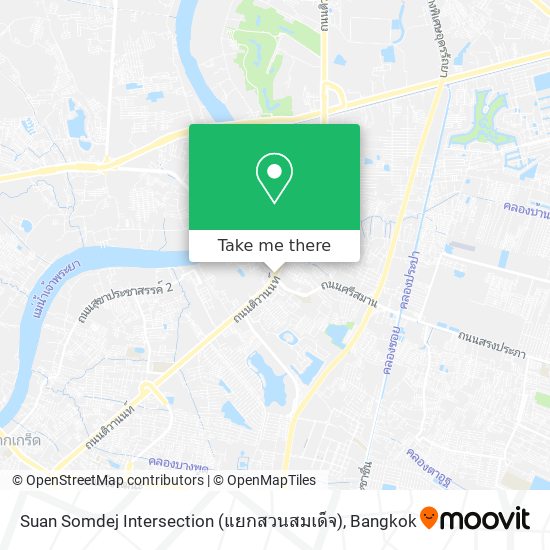 Suan Somdej Intersection (แยกสวนสมเด็จ) map