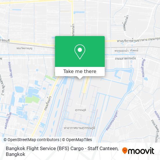 Bangkok Flight Service (BFS) Cargo - Staff Canteen map