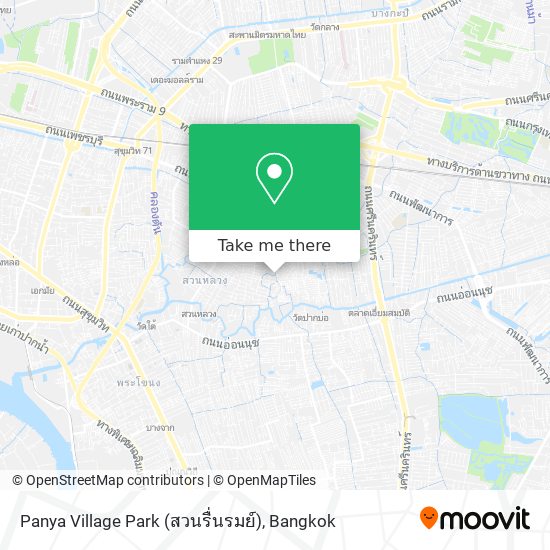 Panya Village Park (สวนรื่นรมย์) map