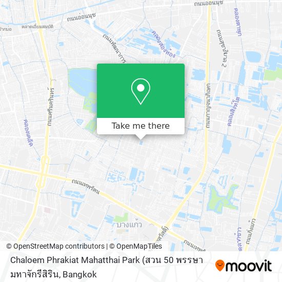 Chaloem Phrakiat Mahatthai Park map
