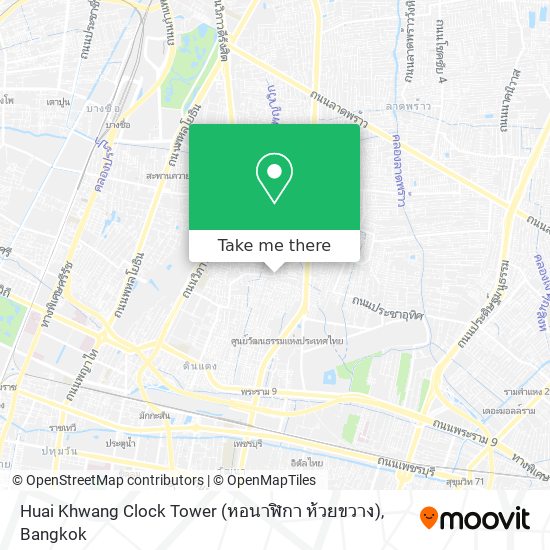 Huai Khwang Clock Tower (หอนาฬิกา ห้วยขวาง) map