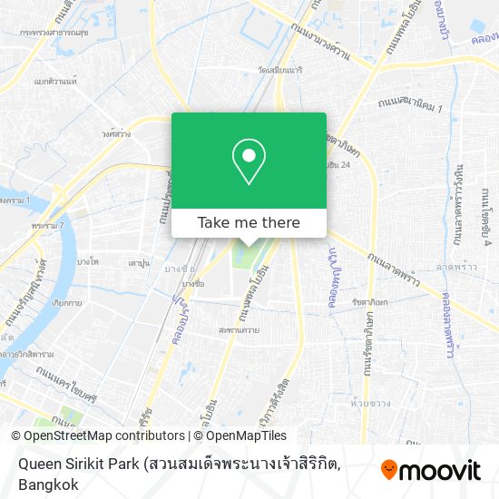 Queen Sirikit Park map