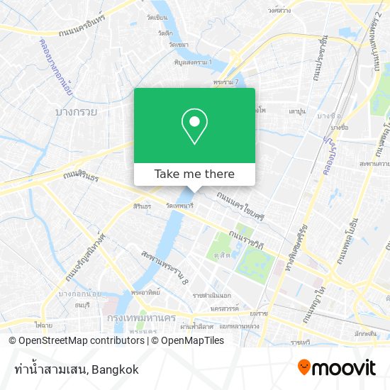 ท่าน้ำสามเสน map