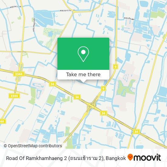 Road Of Ramkhamhaeng 2 (ถนนเข้าราม 2) map