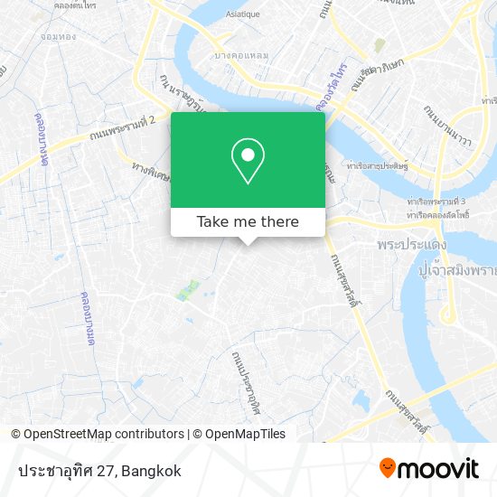 ประชาอุทิศ 27 map