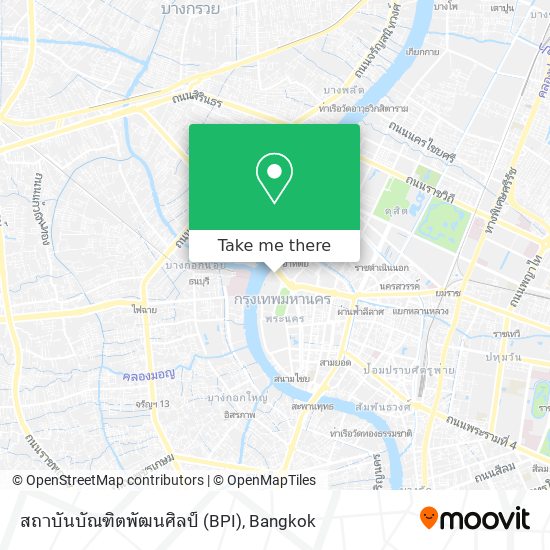 สถาบันบัณฑิตพัฒนศิลป์ (BPI) map