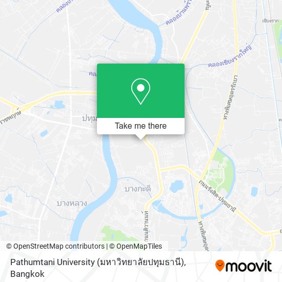 Pathumtani University (มหาวิทยาลัยปทุมธานี) map