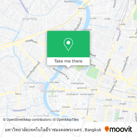 มหาวิทยาลัยเทคโนโลยีราชมงคลพระนคร map