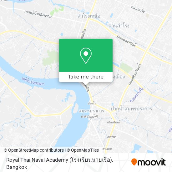 Royal Thai Naval Academy (โรงเรียนนายเรือ) map