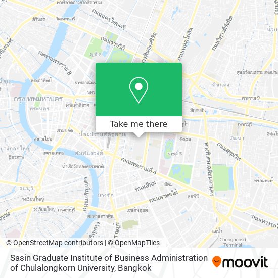 Sasin Graduate Institute of Business Administration of Chulalongkorn University map